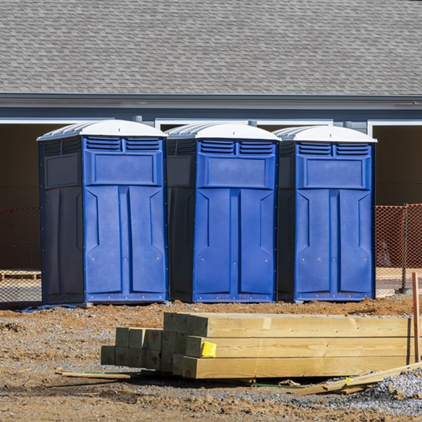 are there any restrictions on where i can place the portable toilets during my rental period in West Whittier-Los Nietos CA